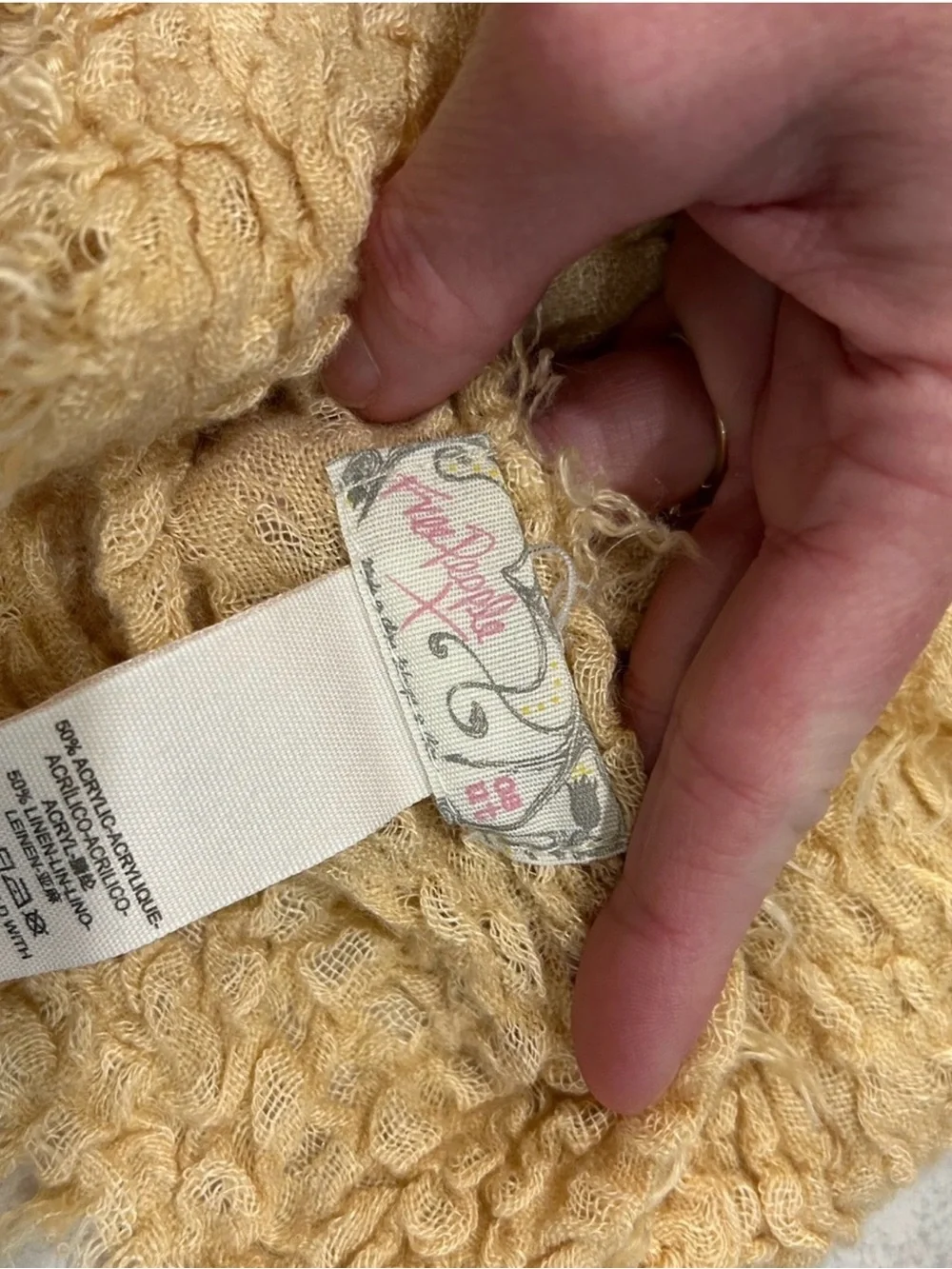 Free People Tan Scarf / Shawl